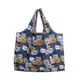 thumbnail image 2 of Naiovety Bolso de compras plegable, bolso ligero, estampado a la moda, resistente al agua, Ripstop, almacenamiento de artículos diversos, para Almacenamiento y organización del hogar gato marino, 2 of 6