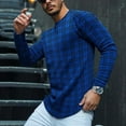 thumbnail image 2 of DPTALR T-Shirt à Manches Longues Imprimé Col Rond Décontracté pour Hommes, 2 of 3