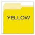 thumbnail image 5 of Colored File Folders, 1/3-Cut Tabs, Letter Size, Yellow/light Yellow, 100/box | Bundle of 5 Boxes, 5 of 7