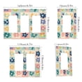 thumbnail image 2 of Yayeee Rocker Switch Wall Plate 1-Gang 4.6"x2.9" Home Decorative Outlet Cover, Green Floral, 2 of 6