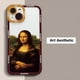 thumbnail image 5 of Great Art Aesthetic David Mona Lisa Clear Phone Case For iPhone 15 14 13 12 11 Pro Max Mini XS X XR SE 2020 7 8 Plus Soft Cover, 5 of 5