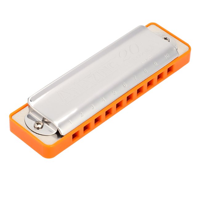 Armónica Bb Major, Hermoso Sonido Para Estudiante Armónica De 20 Tonos, Principiante Para Músico ANGGREK Descripción de la referencia