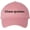 Pink, variant on Chew Quieter Embroidered Dad Hat - Funny Sarcastic Baseball Cap for Men & Women with Bold Humor Quote (Black)