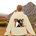 thumbnail image 2 of WEAIXIMIUNG Robe Chandail en Molleton Grande Taille 3X Sweat à Capuche Imprimé Lettre pour Femmes Manches Longues avec Poches, 2 of 7