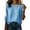 Blue, variant on Under $20 Women's Round Neck Long Sleeve Top, Cotton Linen Top for Women Blouses, Office Wear for Women 2026 Business Dressy Spring Summer Fashion Beige T-shirt, XL