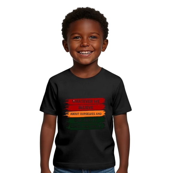 Boys Size 6 Clothes , Boy Shirts Size 10 12 , Boy Outfits,Heritage Celebration Inspirational Short Sleeve Tee for Boys Educational Casual Daily Wear Top