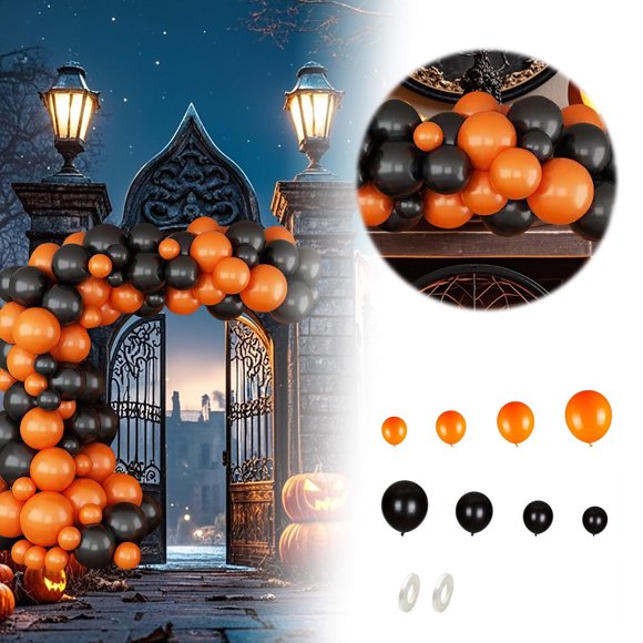 TIELUTT Halloween Balloon Arch Balloons Party Pumpkin Bat Themed Celebration Remember Balloons Rose 15 Balloons Sand Balloons Rose Party Decorations Party Decorations