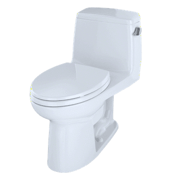 TOTO MS854114ELR#01 Eco UltraMax One-Piece Elongated 1.28 GPF Toilet (Cotton White)