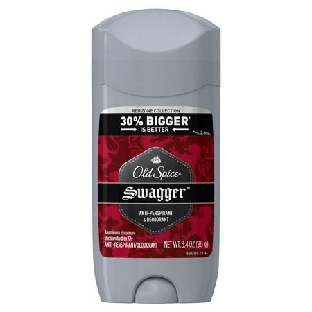 Mens Invisible Set - Old Spice Red Zone Swagger Scent Invisible Solid Antiperspirant and Deodorant for Men, 3.4 oz