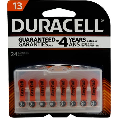 Duracell Hearing Aid Size 13 Batteries, 24 count