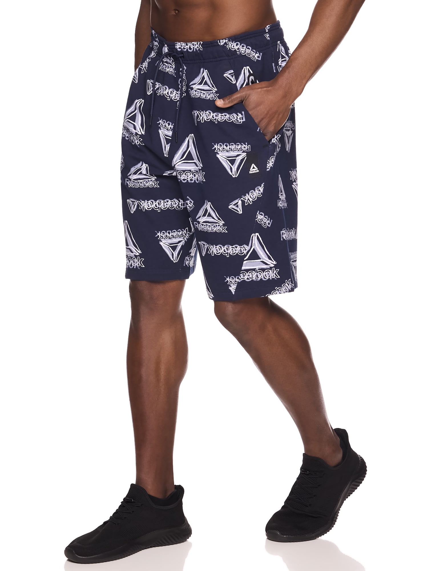Reebok Men's and Big Men's Advance Knit 10" Inseam Shorts, up to Size 3XL