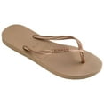 thumbnail image 2 of Havaianas Women's Slim Flip Flops - Spring and Summer Pool Sandals for Women - Rose Gold, 7/8, 2 of 5
