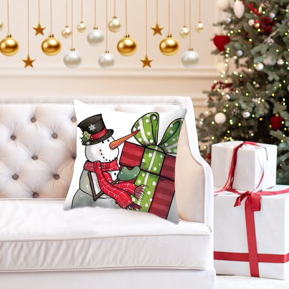 Kugisaki Throw Pillow Covers Soft Thicked Flocked Pillowcase Decorative Pillow Covers for Sofa Couch Bed