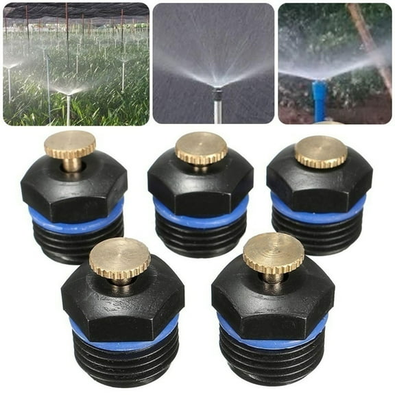 Naierhg 10Pcs Yard Garden Gas Sprinkler Head Water Lawn Irrigation Cooling Spray System
