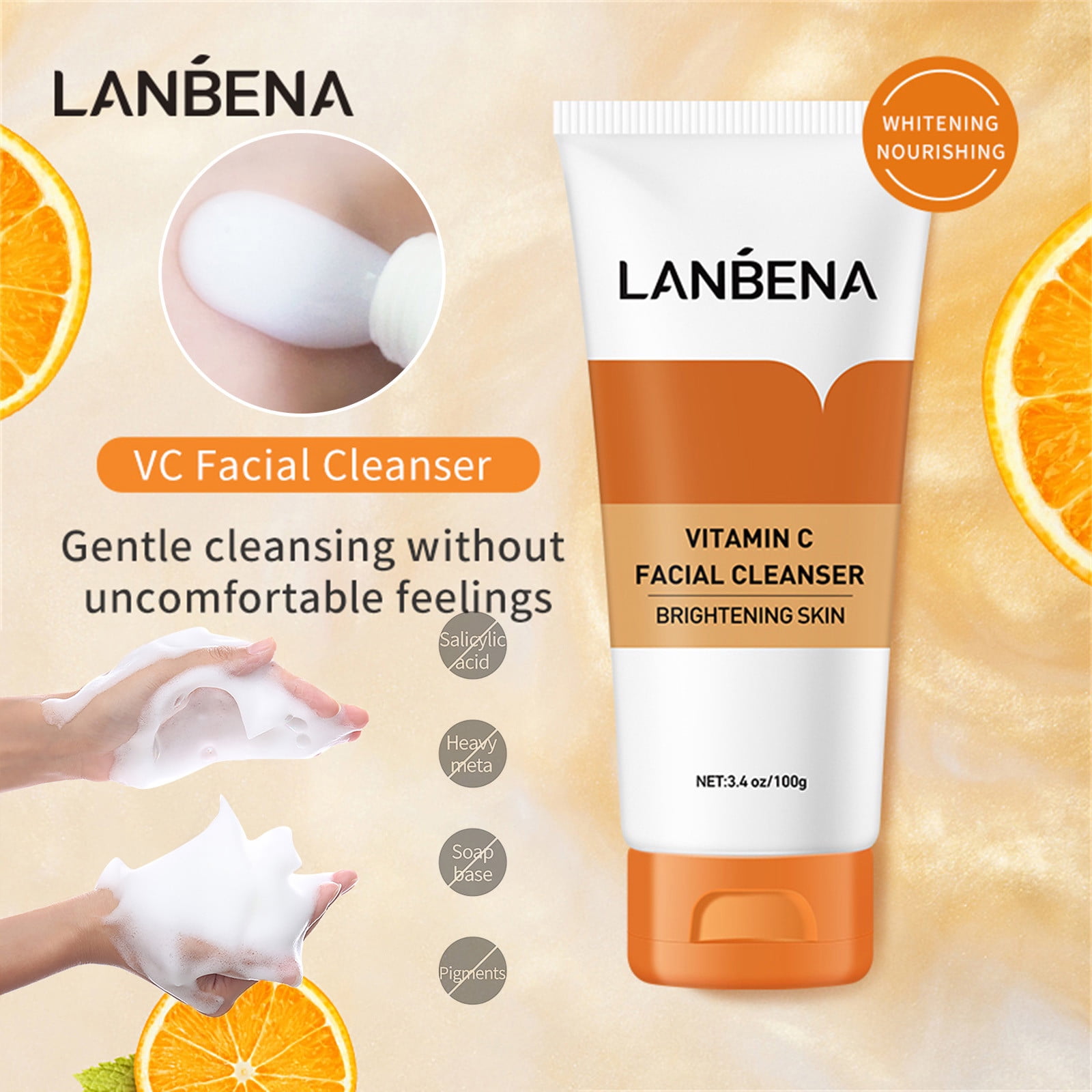 Kokovifyves Vc Collagen Whitening Deep Cleansing Moisturizing Cleanser