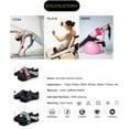 thumbnail image 4 of JIANFANG Yoga Socks Toeless Non-Slip Grips & Straps, for Pilates, Barre, Ballet, Bikram, Workout for Women, 4 of 6