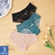 thumbnail image 2 of ¡3 piezas/paquete! Bragas de encaje sexy para mujer, ropa interior, calzoncillos de encaje SML XL, lencería suave con lazo Floral transparente Tan Jianjun unisex, 2 of 2
