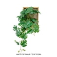thumbnail image 3 of Tranfacy Home Decorations,Wall Decorations,Wooden Rectangular Photo Frame Hanging Decorations High Class Feeling Living Room Green Wall Decorations Faux Rattan Wall Decorations, 3 of 4