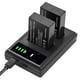 thumbnail image 5 of -E17 Cargador de Batería LP-E17 Con Indadors LED + 2pcs LP-E17 Baterias 7.4V 1500mAh Con Reemplazo del Cable de Carga USB para 200D/ 750D/ 760D/ 800D/ 8000D/ M3/ M6/, 5 of 7