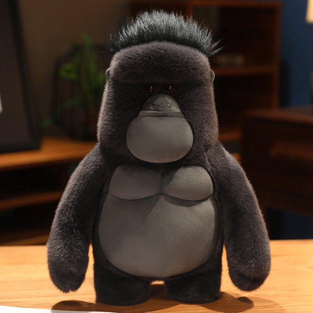 Almohada de felpa de animales Kawaii para niños, juguetes creativos de dibujos animados, suave, tamaño grande, gorila Huggable, 35/58cm908