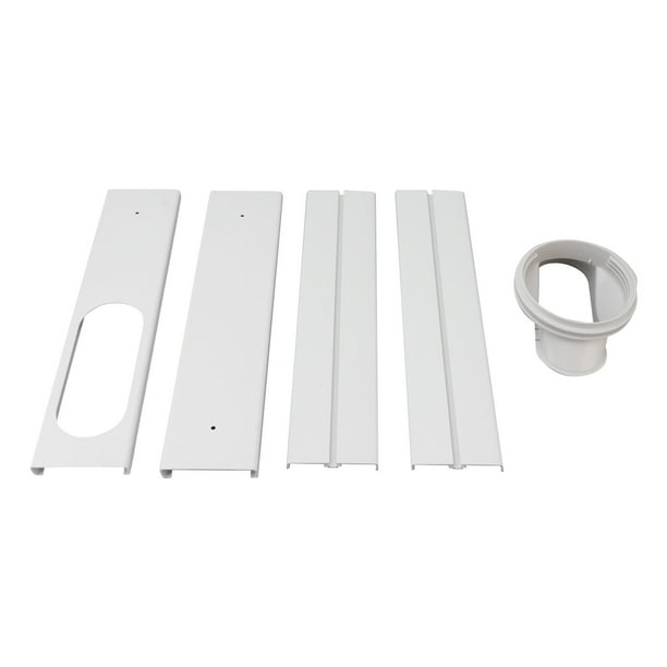 Kerykwan Kit d'aération de fenêtre pour climatiseur portable avec tuyau d'échappement de 15 cm réglable pour conduit, panneau d'étanchéité universel portable pour fenêtre horizontale et verticale