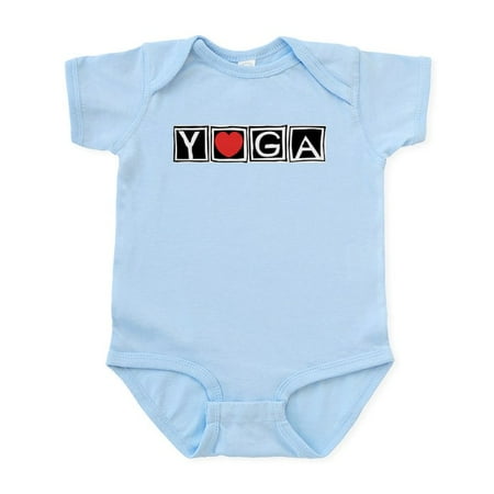 

CafePress - Love Yoga Infant Bodysuit - Baby Light Bodysuit Size Newborn - 24 Months