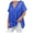 A-Blue, variant on Plus Size Sequin Tops for Women Sparkly Blouses Loose Half Sleeve Evening Party Shirts Festival Outfits,Rose Gold