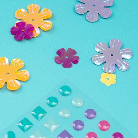 Paige Evans Splendid Stickers 221/Pkg-Sequin & Epoxy
