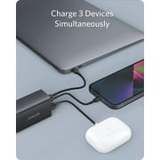 Anker Charger, 65W 3-Port Fast Compact Foldable USB C Charger Block Compatible for MacBook Pro/Air, iPad Pro, Galaxy S20, Dell XPS 13, Note 20/10+, iPhone 17 Series, Steam Deck, and More