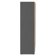 thumbnail image 6 of Better Home Products Sarah Double Sliding Door Armoire with Mirror in Dark Gray, 6 of 9