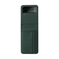 thumbnail image 6 of for Samsung Galaxy Z Flip 3 Wallet Case with Card Holder, Classic Business Style Premium PU Leather Protective Luxury Phone Case Men Women for Samsung Galaxy Z Flip 3,Green, 6 of 10