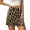 Skirt 204# Brown, variant on oqasdz Womens Leopard Prints Athletic Skirt with Built In Shorts for Running Tennis Workouts and Comfortable Soft Stretch Skirt