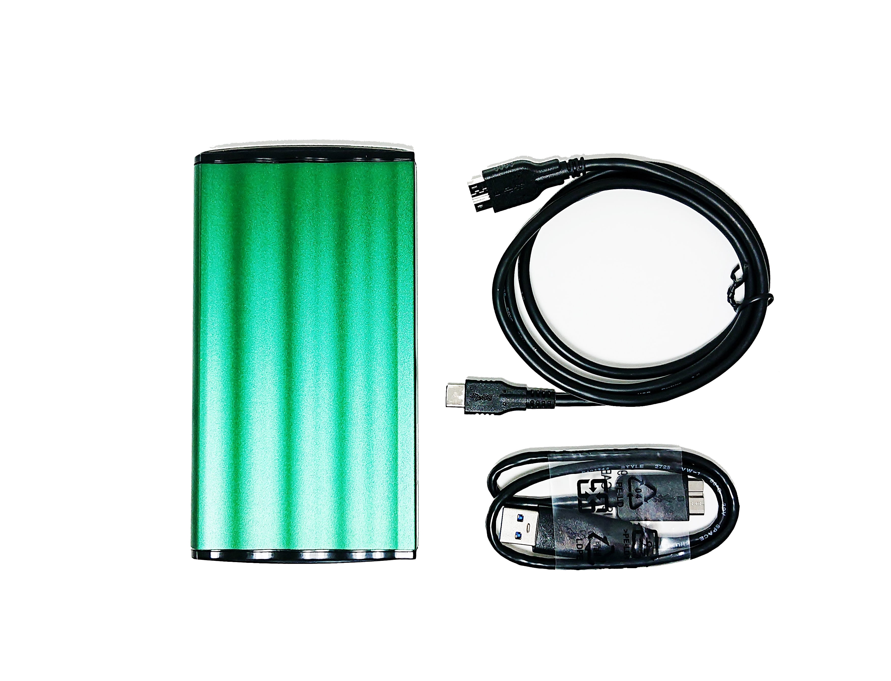 CipherShield AES Encrypted External Portable Slim SSD Drive