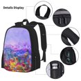 thumbnail image 3 of Balery Colorful Purple Cosmos Flower Mochila Escolar 3 en 1 para Niños - Mochila Resistente con Lonchera Térmica y Estuche - Mochila Escolar para Niños y Niñas, 3 of 7