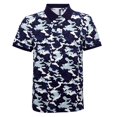thumbnail image 1 of Asquith & Fox Mens Short Sleeve Camo Print Polo Shirt, 1 of 3