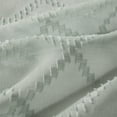 thumbnail image 5 of Mainstays Textured Clip Sheer Curtain Panels, Set of 4, Soft Sea, 28"W x 84"L, 5 of 5