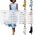 thumbnail image 3 of NTACZA Womens Dresses Summer A-Line Cotton Lien Maxi Sleeveless Flowy Round Neck Front Tie Vacation Casual Ruched Waist Beach Purple XXXL, 3 of 7