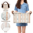 thumbnail image 5 of Yayeee Foldable Storage Basket for Shelves with Handles Waterproof Cloth Bins, Beige Nautical Pattern, 5 of 7