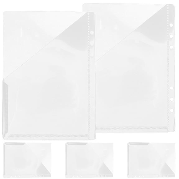 unbranded  5 Pcs Binder Dividers with Pockets Pastel Folders Inner