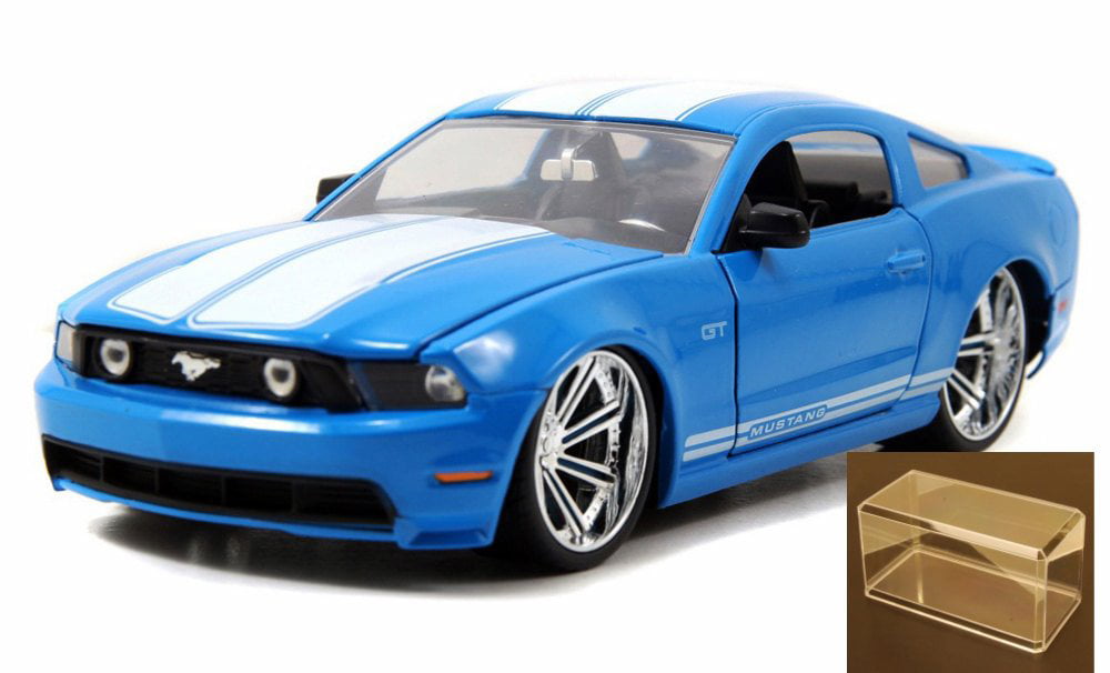 2010 Ford Mustang GT Blue 8" Diecast 1:24 Scale Jada Toys Collectible 
