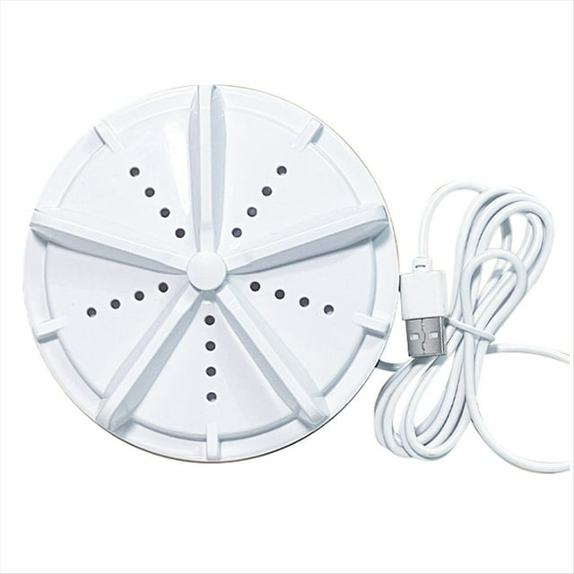 Lavadora Portátil Mini Lavadora de Turbina Ultrasónica con Ventosas para Viajes en Casa RV Apartamento