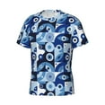thumbnail image 3 of Rocae Evil Eye for Men's Moisture-Wicking Crew Tee - T-Shirt for Sports, Outdoor Activities, and Casual WearLarge, 3 of 9