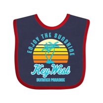 Inktastic Enjoy the Sunshine Key West Summer Paradise Boys or Girls Baby Bib