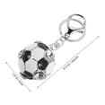 thumbnail image 2 of FELTECHELECTR 3Ud Fútbol Llaveros Metálicos Con De Pelotas De Fútbol Para Y Deportivos, 2 of 7