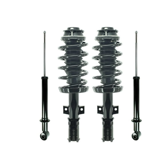 Set Front Quick Complete Strut-Coil Spring-Rear Strut For 2002-2006 Saab 9-5 FWD