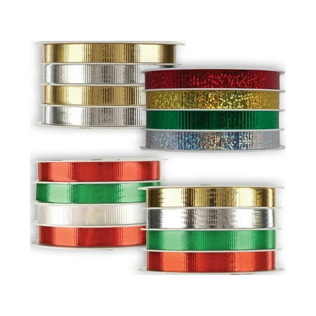 Jillson &Amp; Roberts Multi-Channel Ribbon Assortment Christmas (4 Spools)
