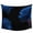Blue, variant on Red Rose Small Tapestry for Bedroom Wall Hanging Tapestry, Vintage Abstract Garden Flower Floral Black Ceiling Backdrop Tapestries Poster Blanket Wall Decor for Teens Room Living Room Dorm 23" x 28"