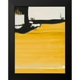 thumbnail image 2 of Urban Pearl Collection, Llc 19x24 Black Modern Framed Museum Art Print Titled - Yellow Abstract Vertical II, 2 of 5