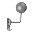thumbnail image 2 of MesaSe Motorcycle Helmet Rack  180 Degree Rotation Helmet Rack with Hook  Wall-mounted Bike Helmet Holder  Double Hook Bike Helmet Holder for Coats Caps Baseballs Rugby Helmet, 2 of 8