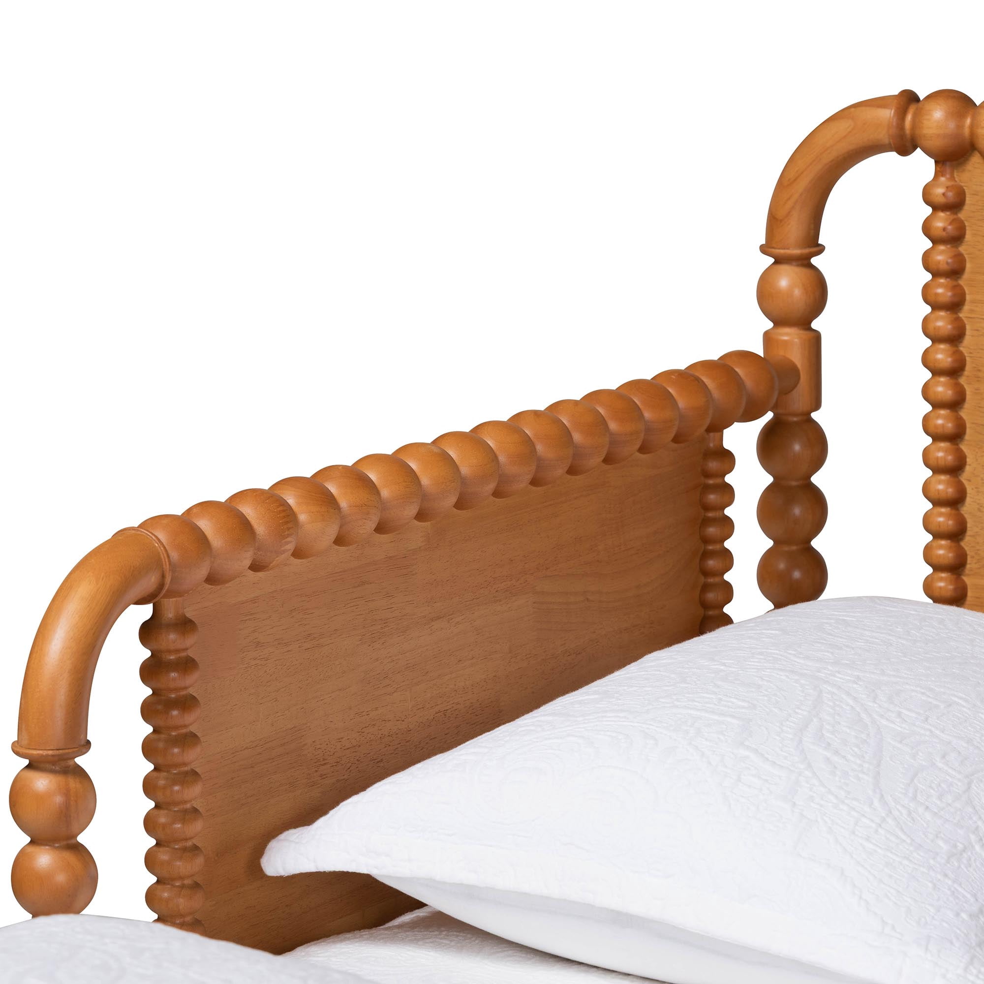 Baxton Studio Lucera Traditional Expandable Daybed, Twin to King, Oak Brown